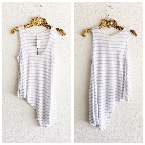 LF Emma + Sam Asymmetrical Hem Tank Top - Picture 1 of 4